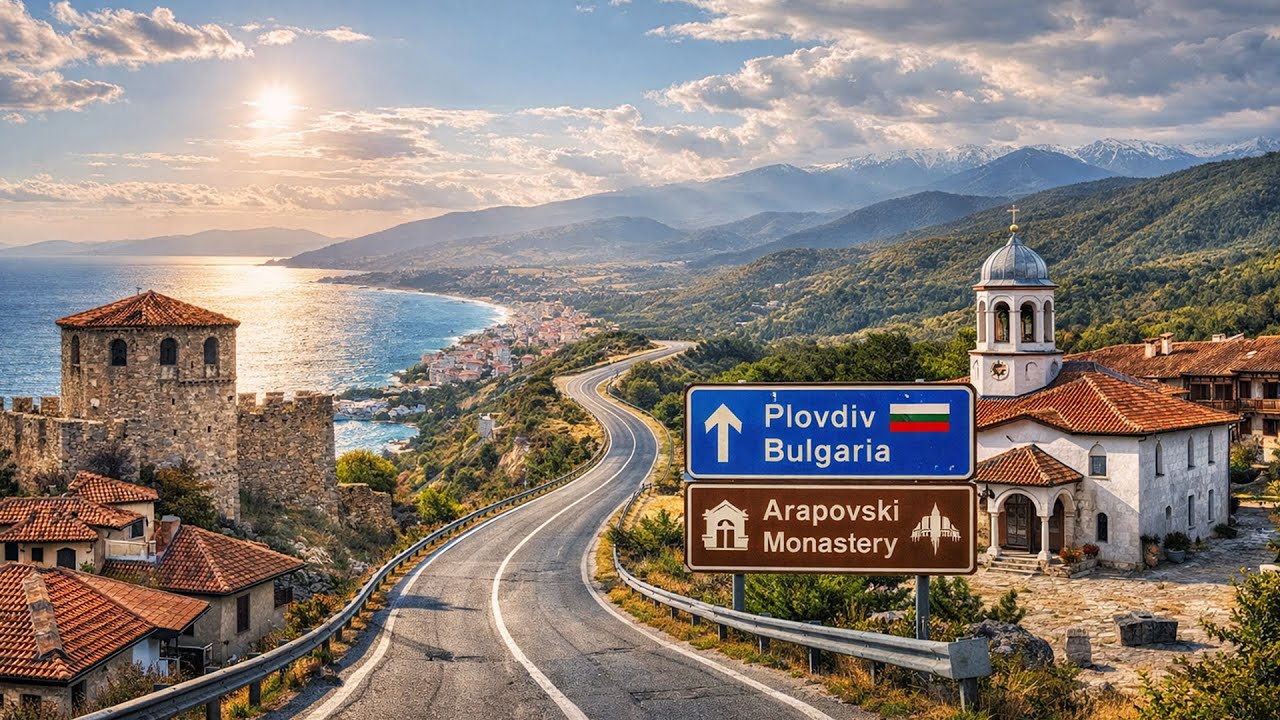 Journey from Kavala to Arapovski Monastery | Scenic Road Trip
