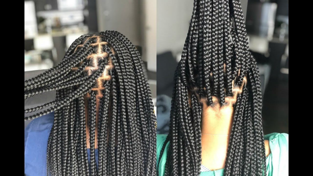 How to Part Box Braids // Box Parting 101