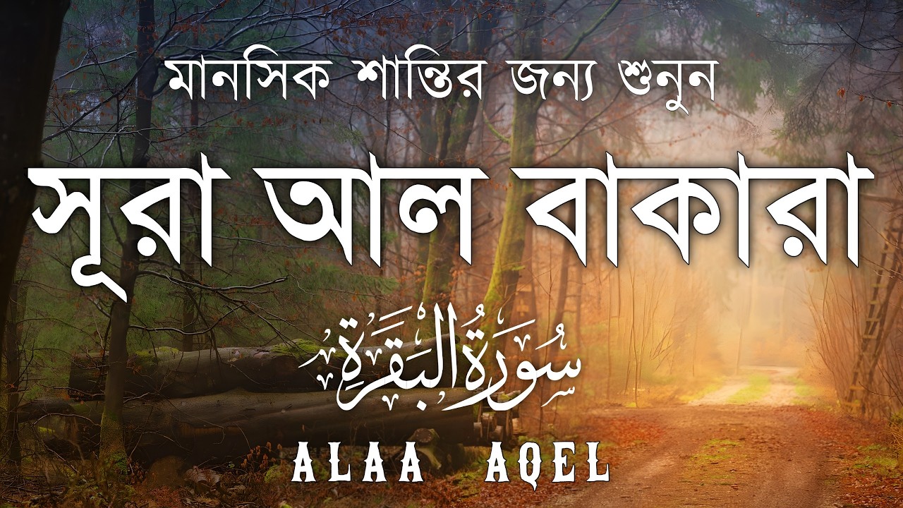 ঘরের উন্নতির জন্য সূরা বাকারা প্রতিদিন শুনুন I Surah Al Baqarah Full Quran Recitation | Alaa Aqel