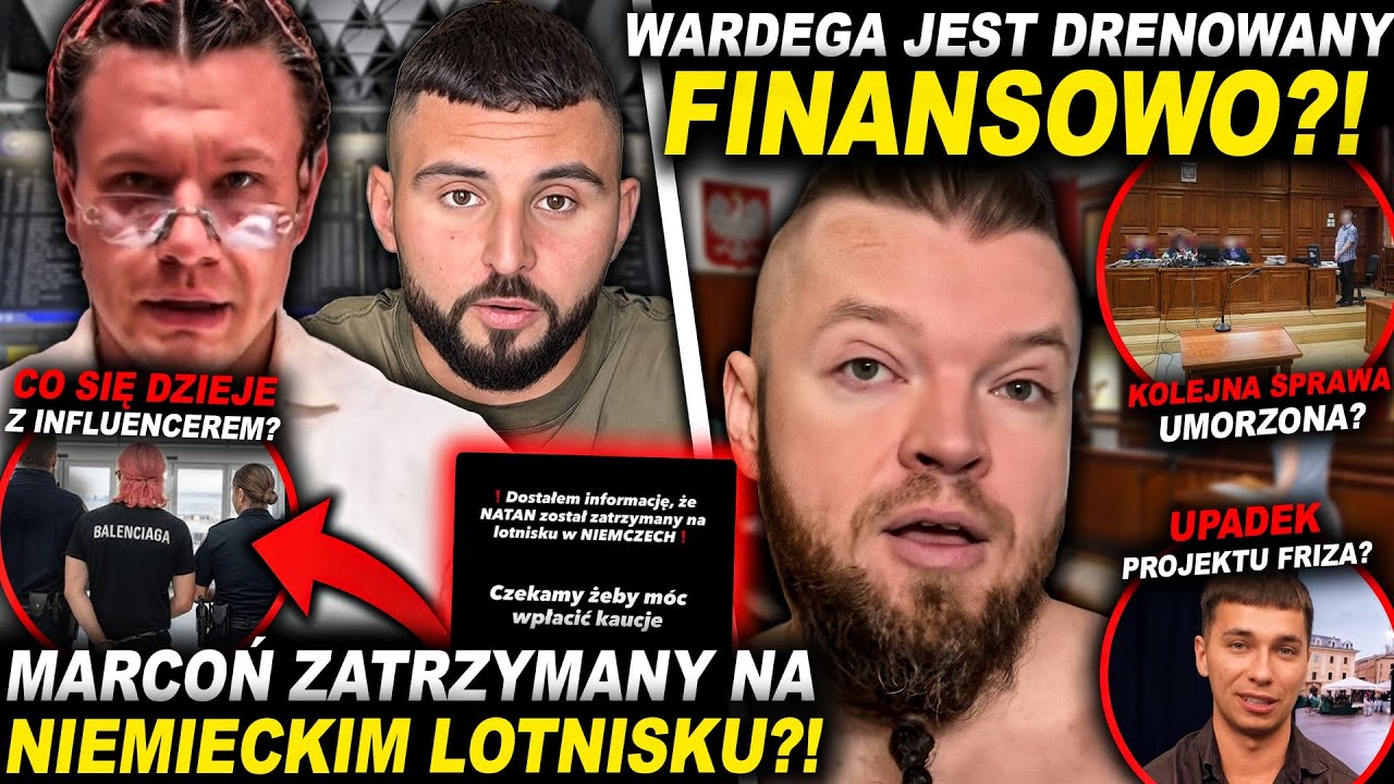NATAN MARCOŃ ZOSTAŁ ZATRZYMANY? (ADRIAN CIOS, WARDEGA, FRIZ, FAZA)