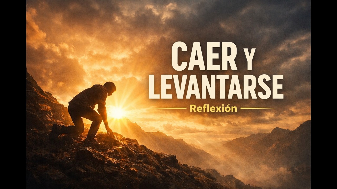 Reflexión  Caer y levantarse 💫 La fuerza de seguir adelante | Frases Pérdidas