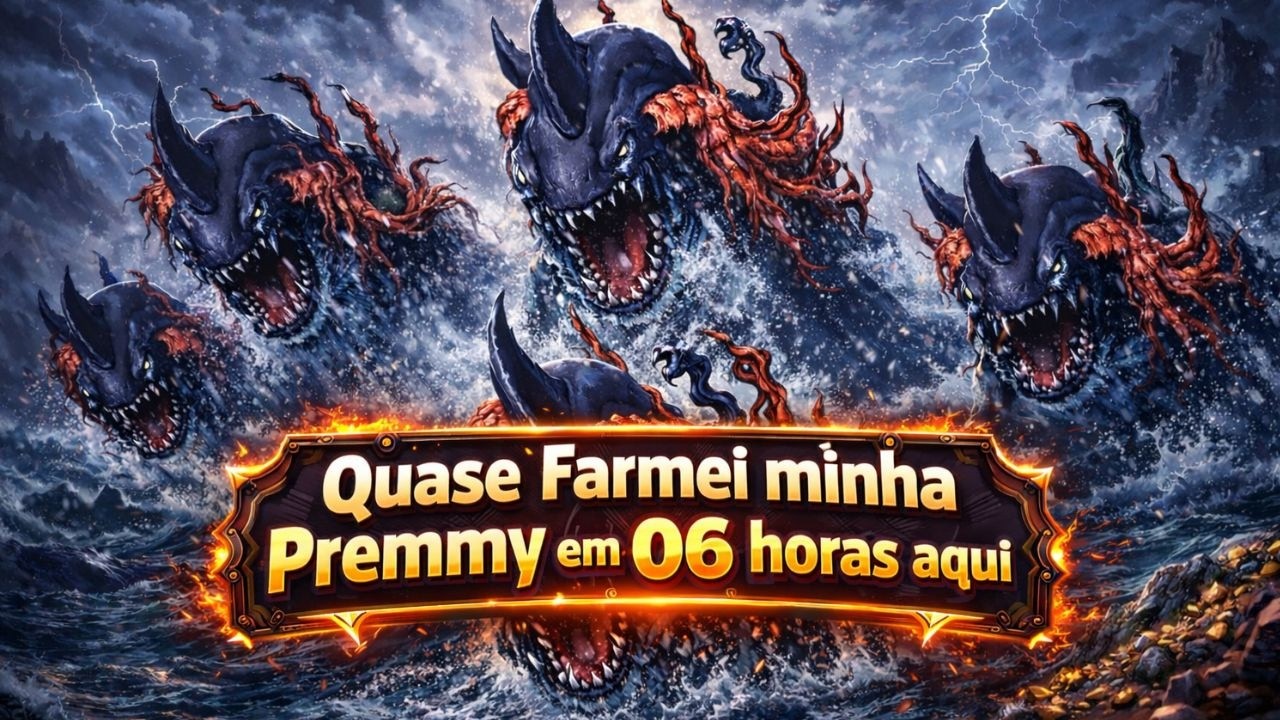 Quase FARMEI uma Premmy em 06 horas de hunt na Roshamuul Mines no Tibia