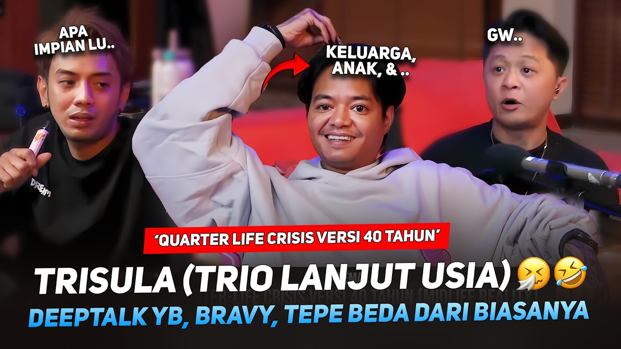 REZA ARAP, TEPE, & BRAVY DEEPTALK 🤧🤣 TRISULA (TRIO LANJUT USIA) AGAK DALEM KALI INI #MARAPTHON3