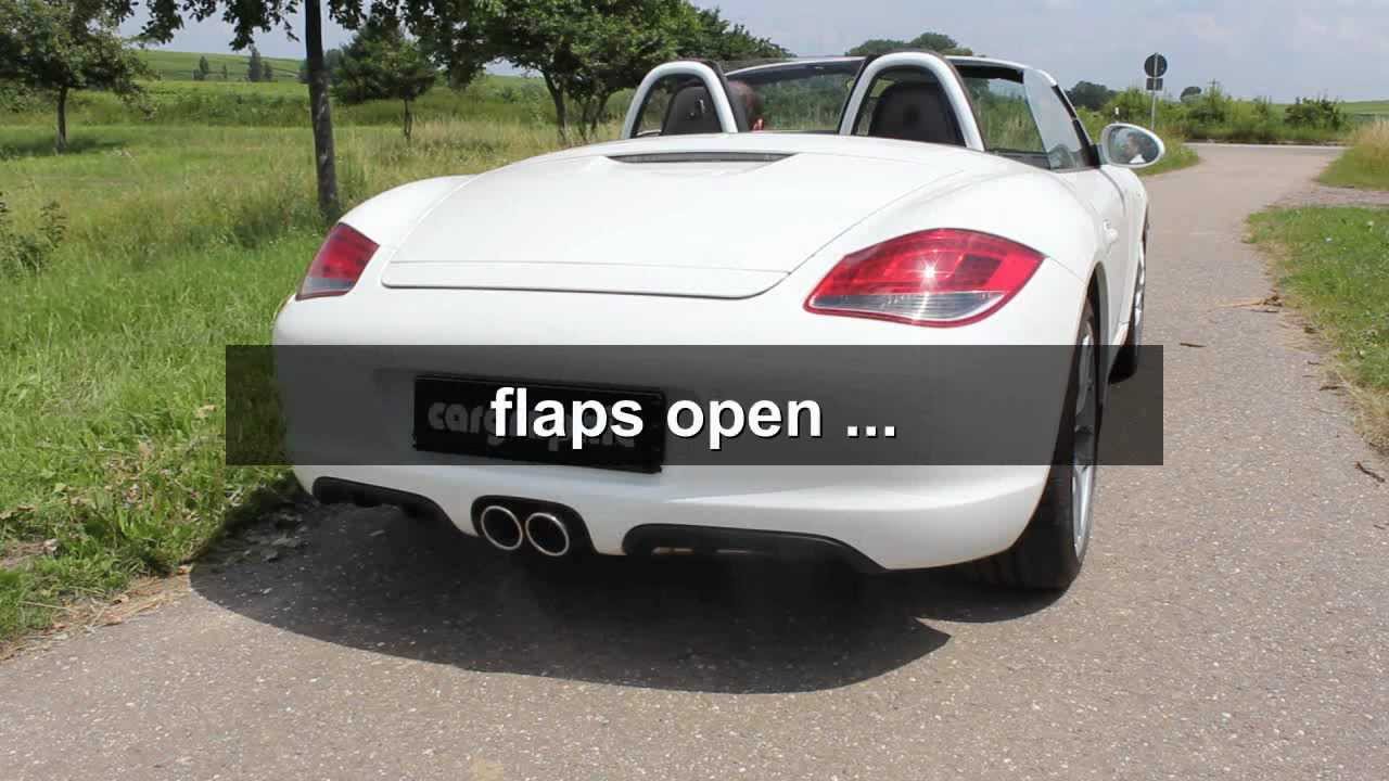 Porsche 987 mk2 Flap exhaust system by Cargraphic