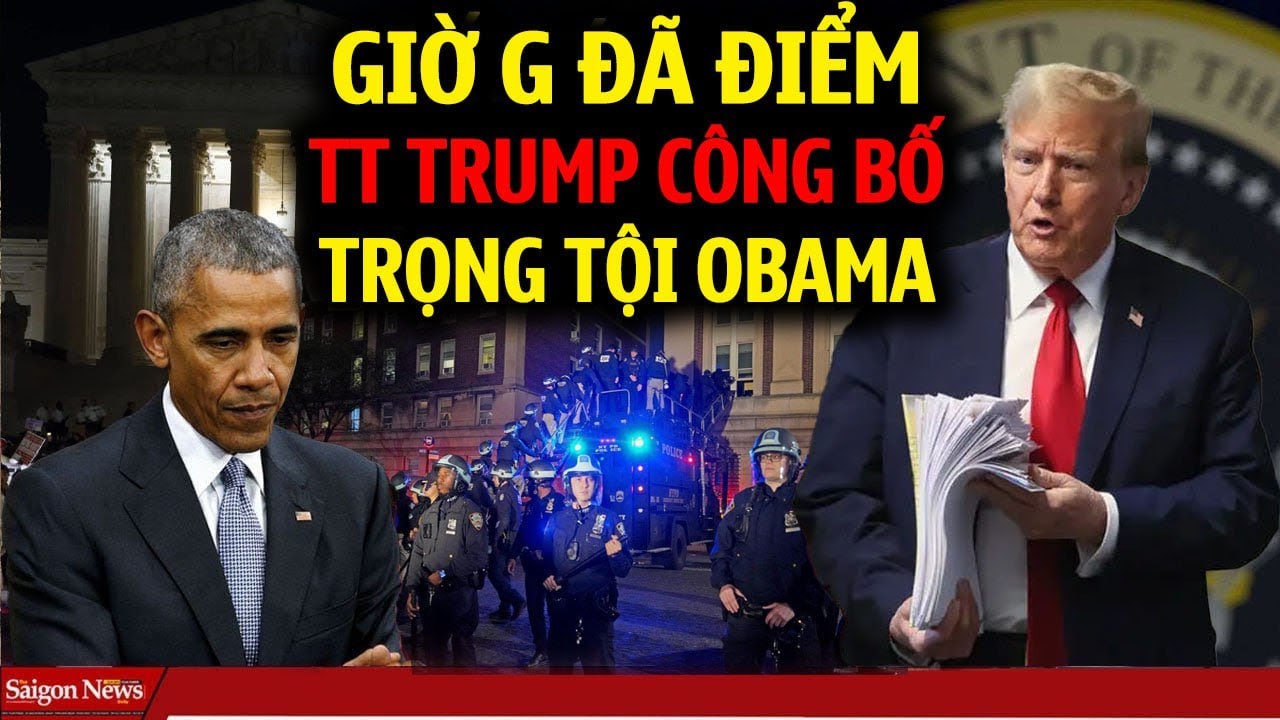 TIN HOA KỲ: TT TRUMP LỘT BỘ MẶT THẬT GH&Ecirc; SỢ CỦA OBAMA KHIẾN CẢ NƯỚC MỸ R&Uacute;NG ĐỘNG KHI BIẾT B&Iacute; MẬT N&Agrave;Y