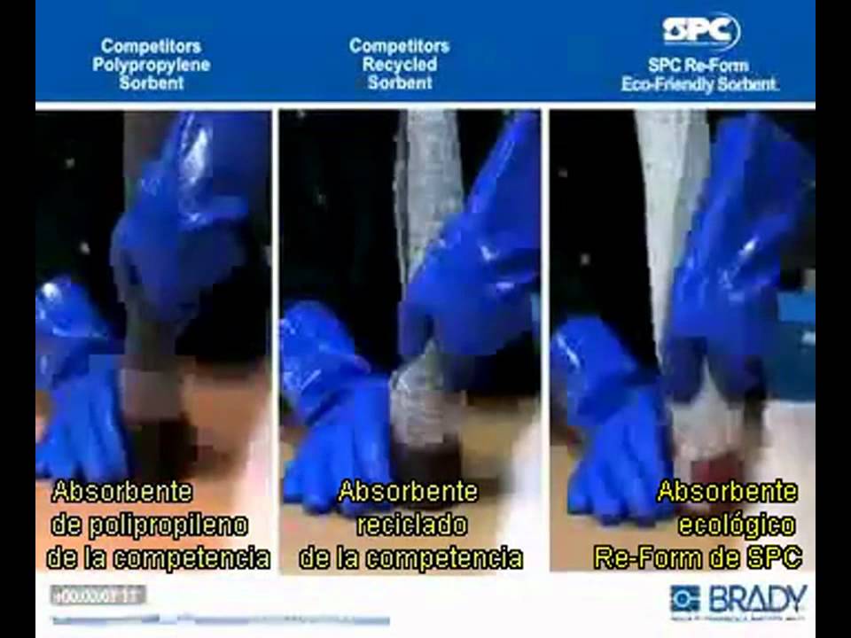 Demostración de absorbencia