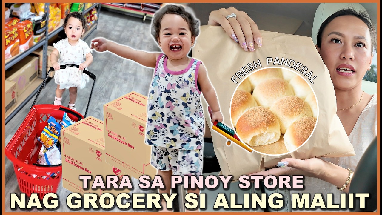 BALIKBAYAN BOXES SECURED! PINOY FOOD SHOPPING WITH ALING MALIIT DIDI! ❤️ | rhazevlogs