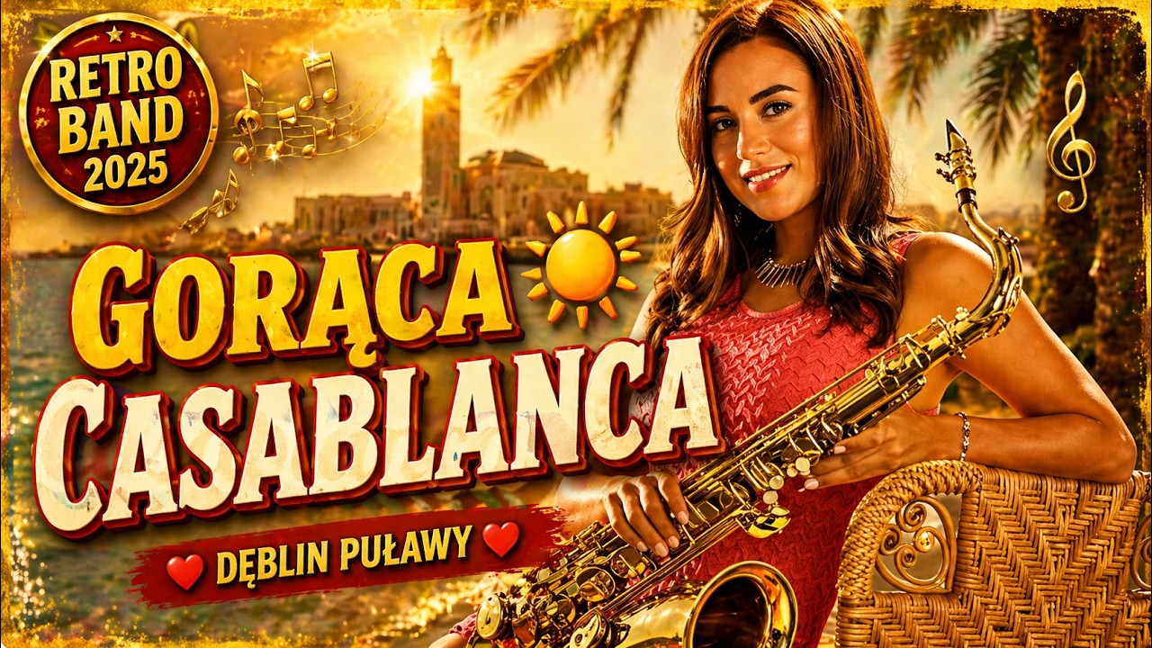 W gorącym słońcu Casablanki 🎷🌟  RETRO BAND 2025 ❤️ Dęblin Puławy