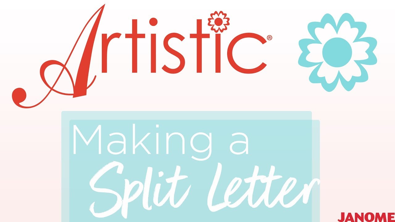 Artistic Digitizer: Making a Split Letter
