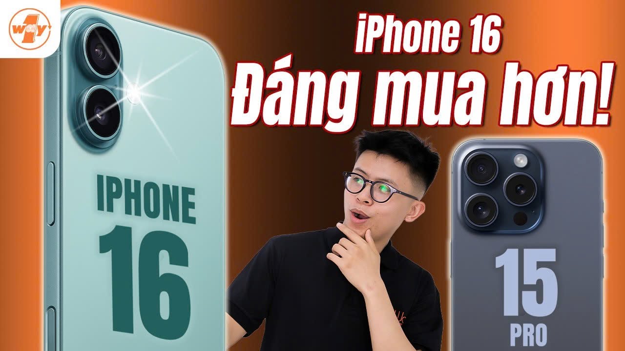 iPhone 16 Đáng Mua Hơn 15 Pro: RẺ HƠN 2 TRIỆU, Camera AI và Hiệu Năng