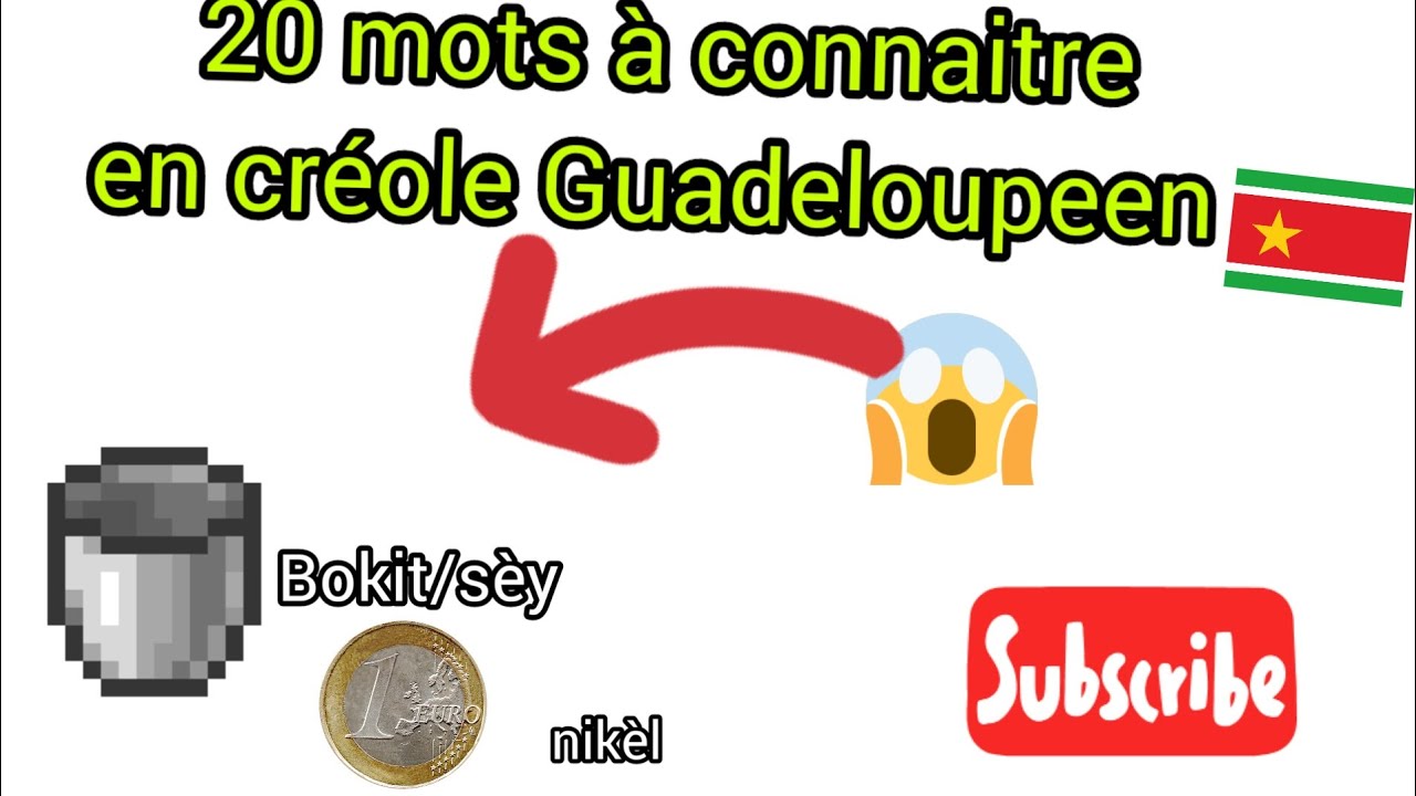 20 mots à connaitre en créole Guadeloupeen