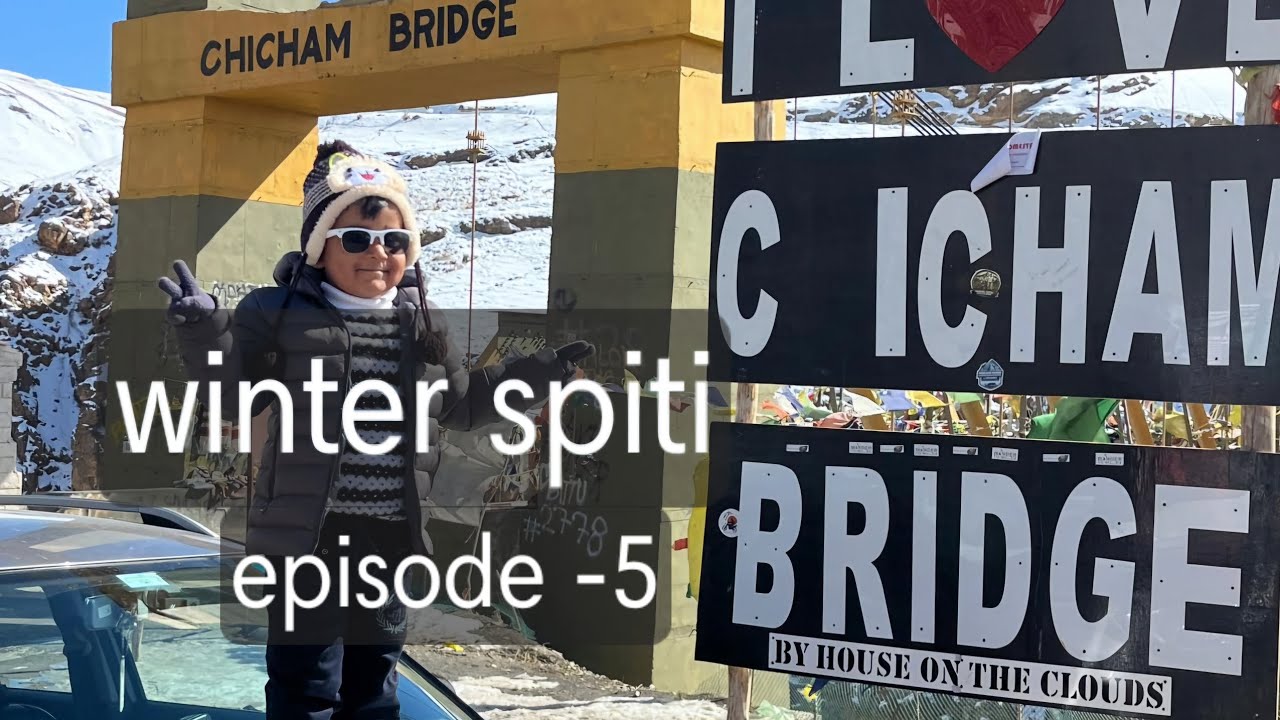 Spiti valley in winters Key Monastery and chicham bridge by ignis (4×2)