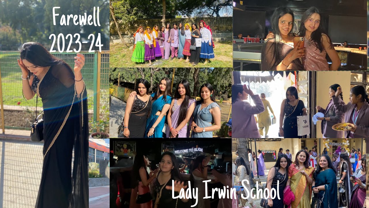 THE FAREWELL VLOG ( 2023-24) | Lady Irwin School | GOOD BYE 💖
