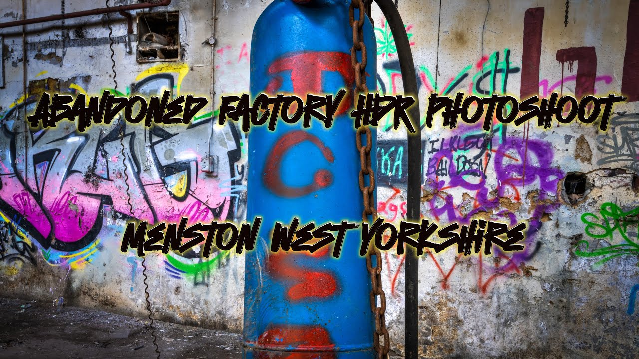 Abandoned Imperial Works Factory Menston West Yorkshire HDR Photoshoot