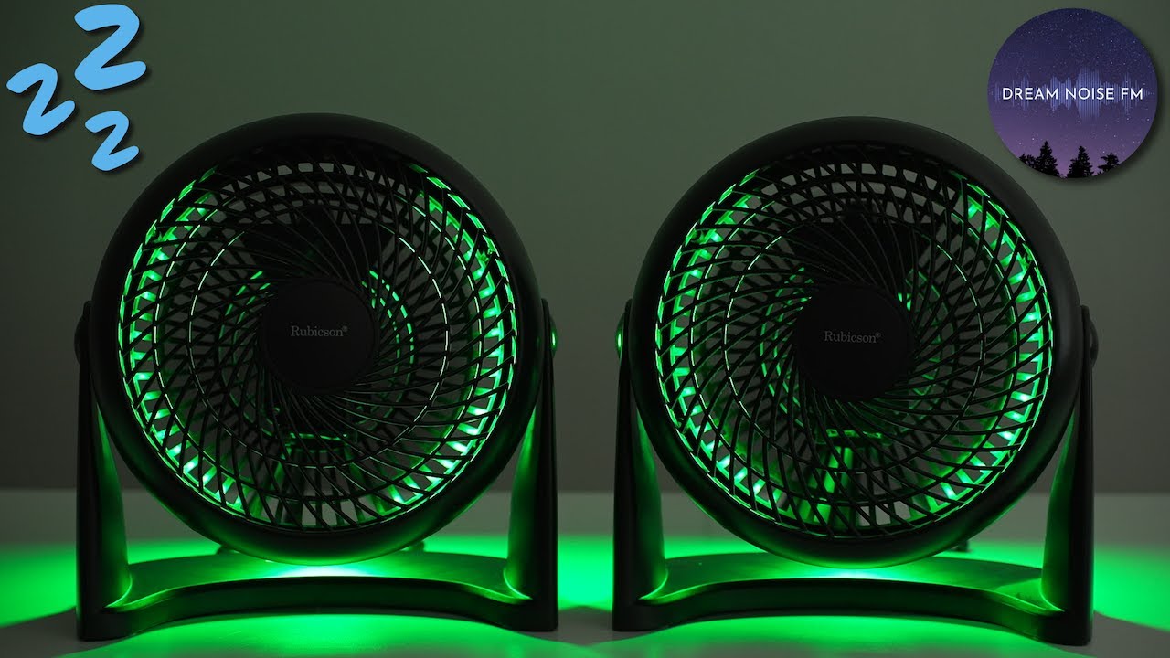 Twin Fan Deep Sleep Sounds | 10 Hours of Soothing White Noise