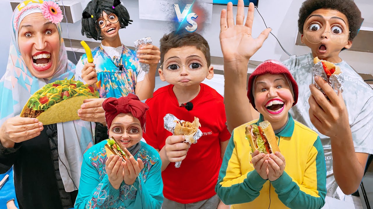 لما تعملوا تحدى اغرب انواع كريب المتابعين🍕🍟🍕
