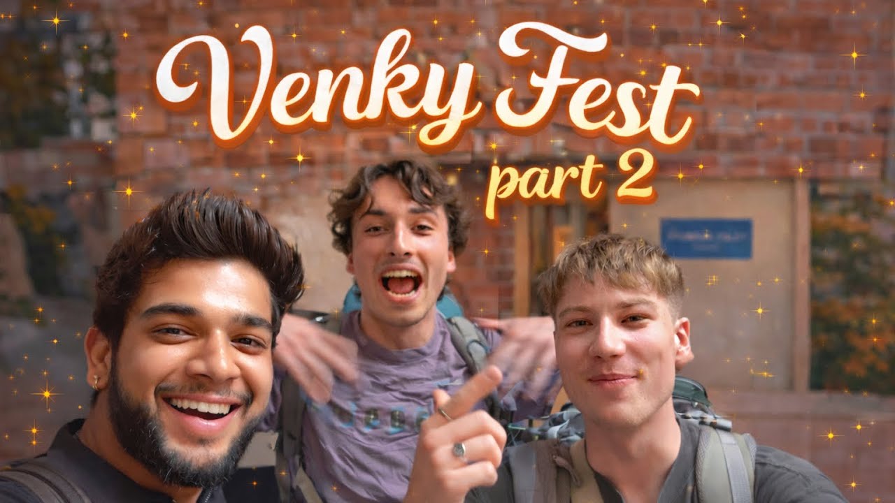 Part-2 Venky fest 🥳😘 (angrejjj ghus gay college me )