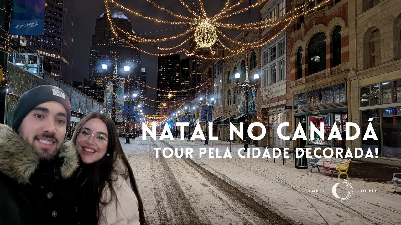 DECORAÇÃO DE NATAL NO CANADÁ: TOUR PELA VIZINHANÇA DURANTE O NATAL! 🎄🎅 | Brasileiros em Calgary