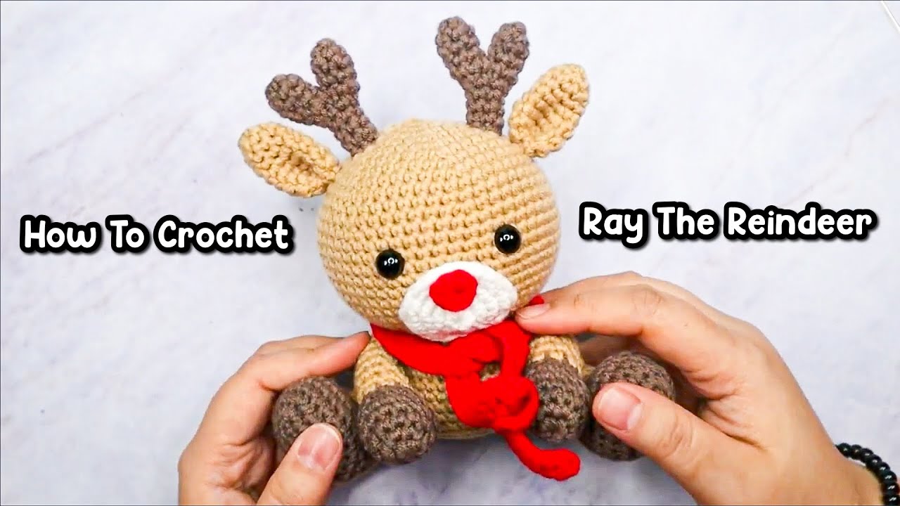 RAY THE REINDEER AMIGURUMI CROCHET DOLL