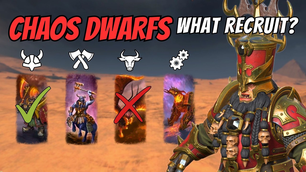 Chaos Dwarfs Units Guide, What You NEED to Recruit & What NOT | Total War Warhammer 3