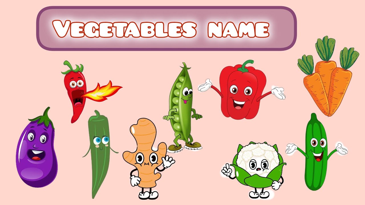 Best learning video for toddlers 2024|Vegetables name|learning with cartoons