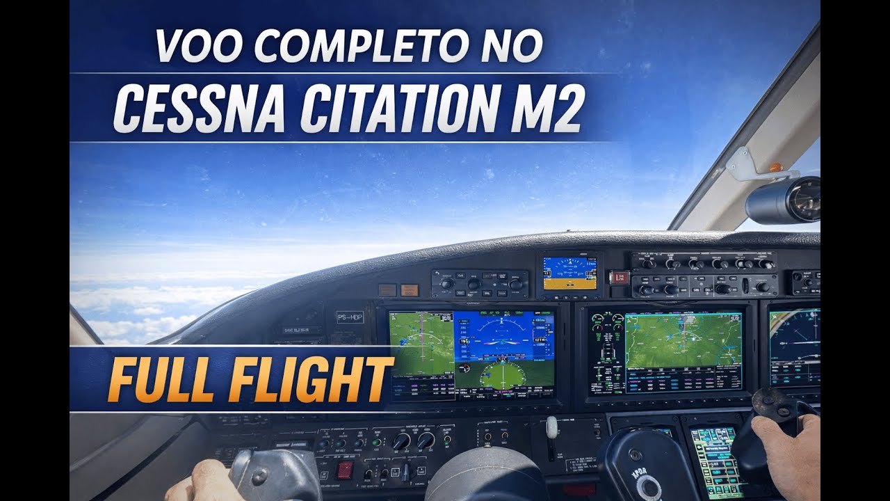 SNBI ➜ SBSL | Complete Flight in a Cessna Citation M2