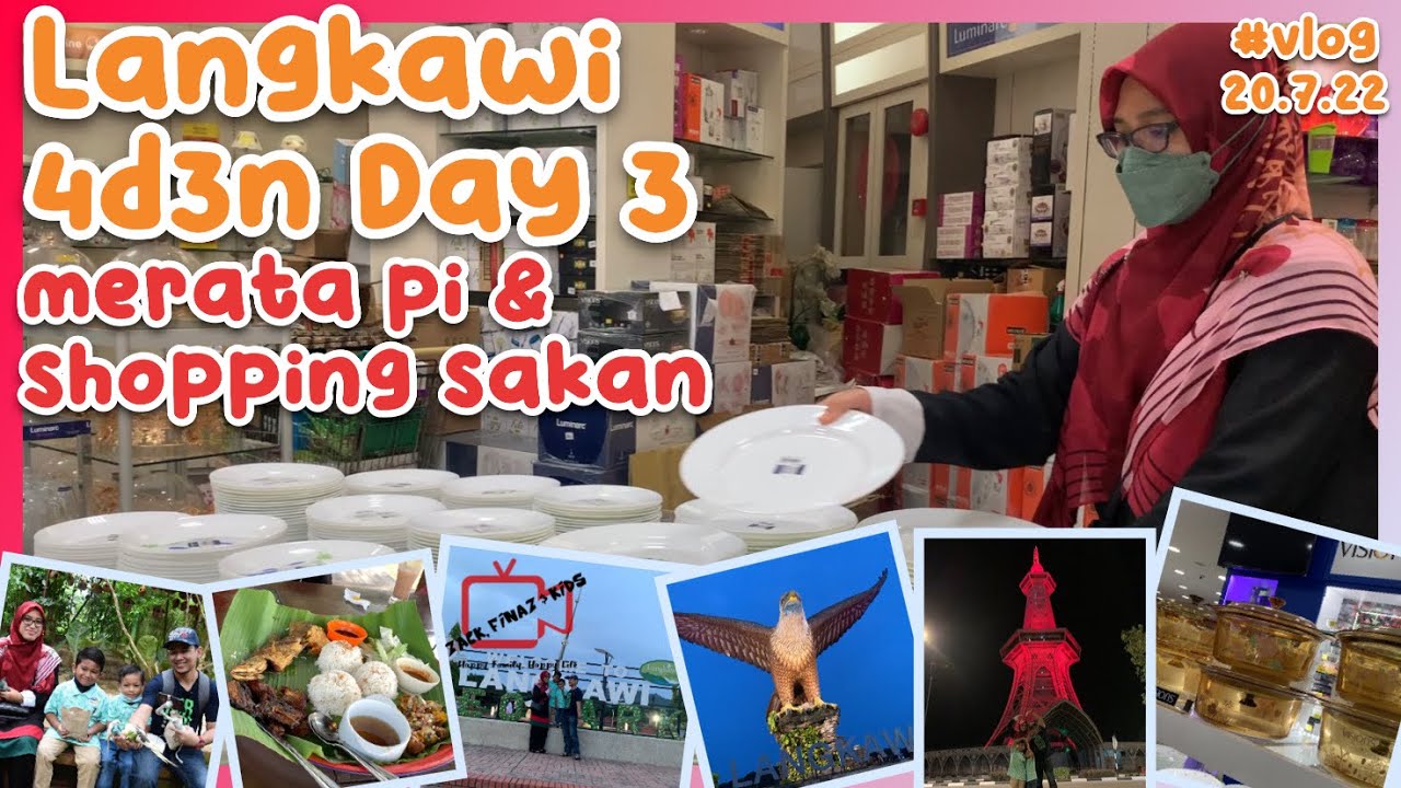 Langkawi 4D3N Day 3. Kita shopping di duty free shop. | vlog |