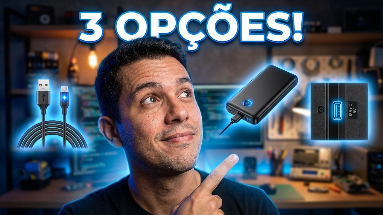 3 OPÇÕES PARA LIGAR TV BOX SEM A FONTE