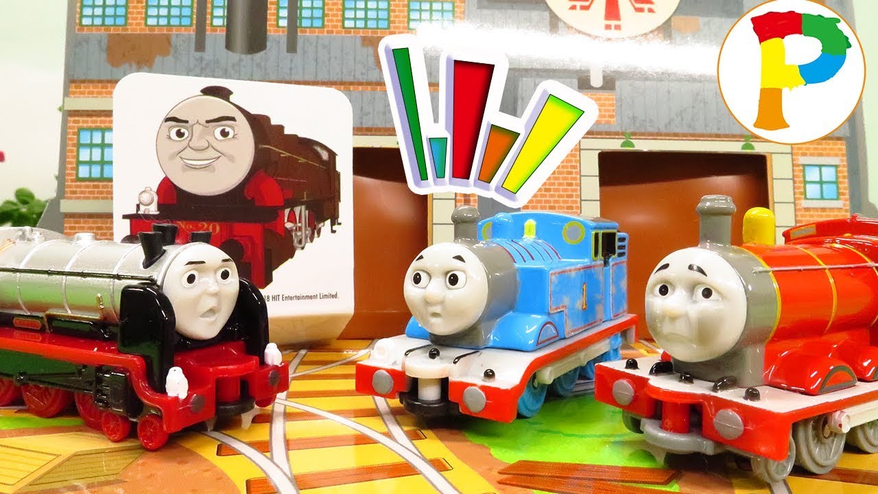 きかんしゃトーマス トミカ 映画 どびだせ！友情の大冒険 トーマスとジェームスの製鉄所脱出セット メタルトーマス はたらくくるま OmotyanoPrussian