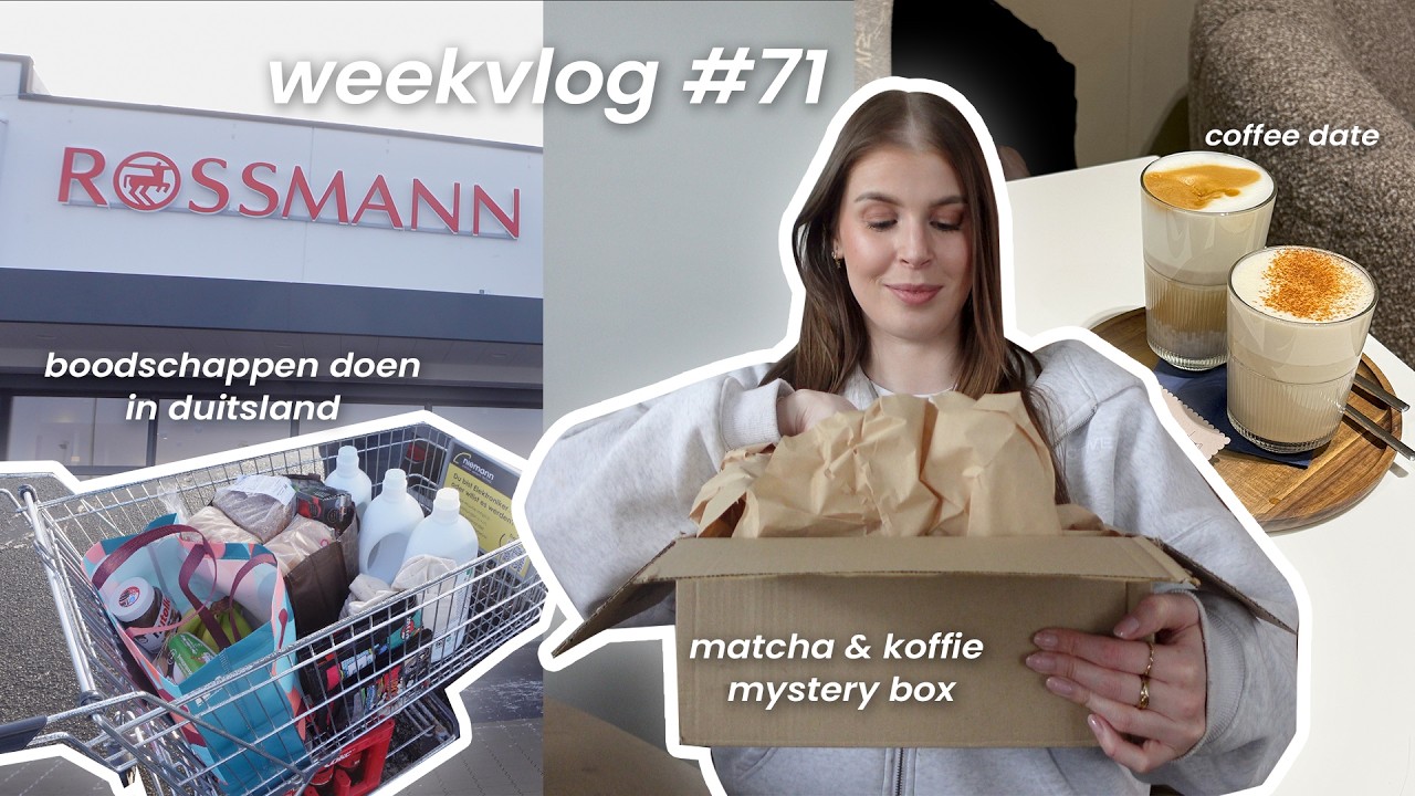 boodschappen doen in duitsland & mystery box unboxing 🛒🥑 | weekvlog #71