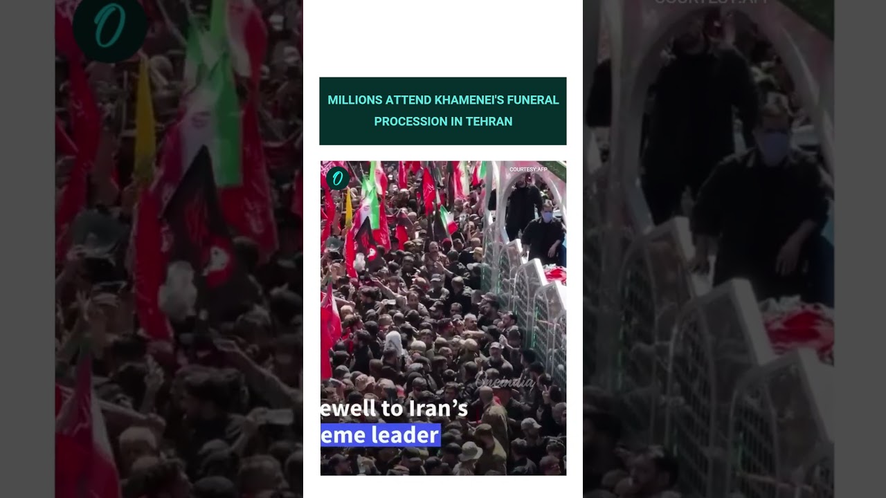 Tehran Witnesses Massive Crowds For Khamenei's Funeral