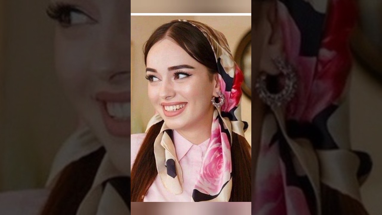How to wear silk satin scarf in different ways 💯💫 