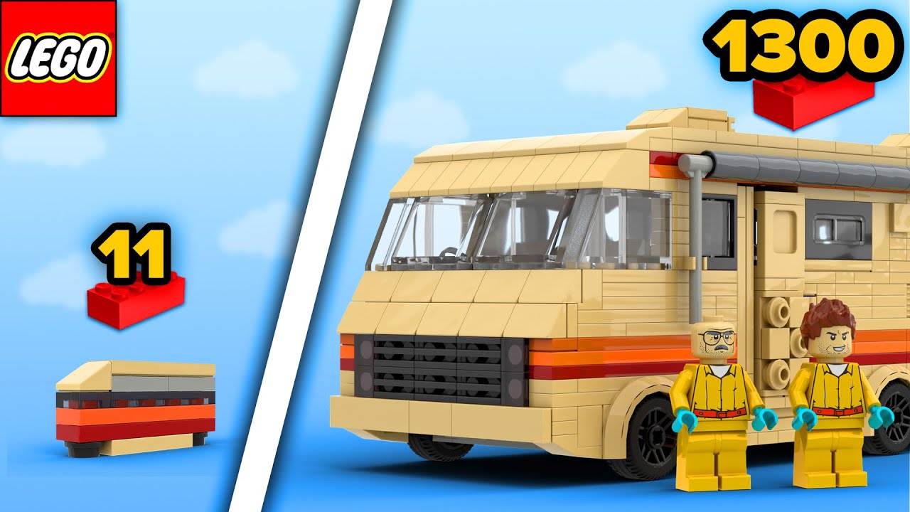 LEGO Breaking Bad RV в разных масштабах | Сравнение