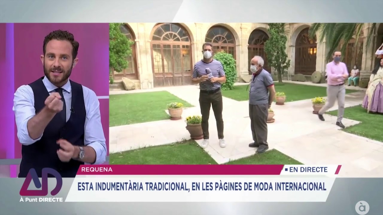 Indumentaria tradicional de Requena en el proyecto de Txema Yeste