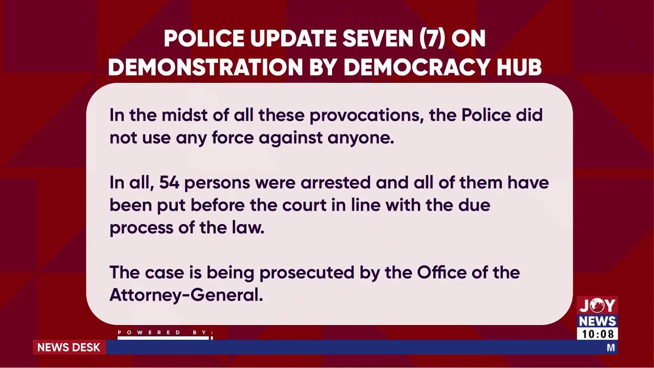 #stopgalamseynow Demo: Police deny claims a pregnant woman is among protestors on remand | News Desk