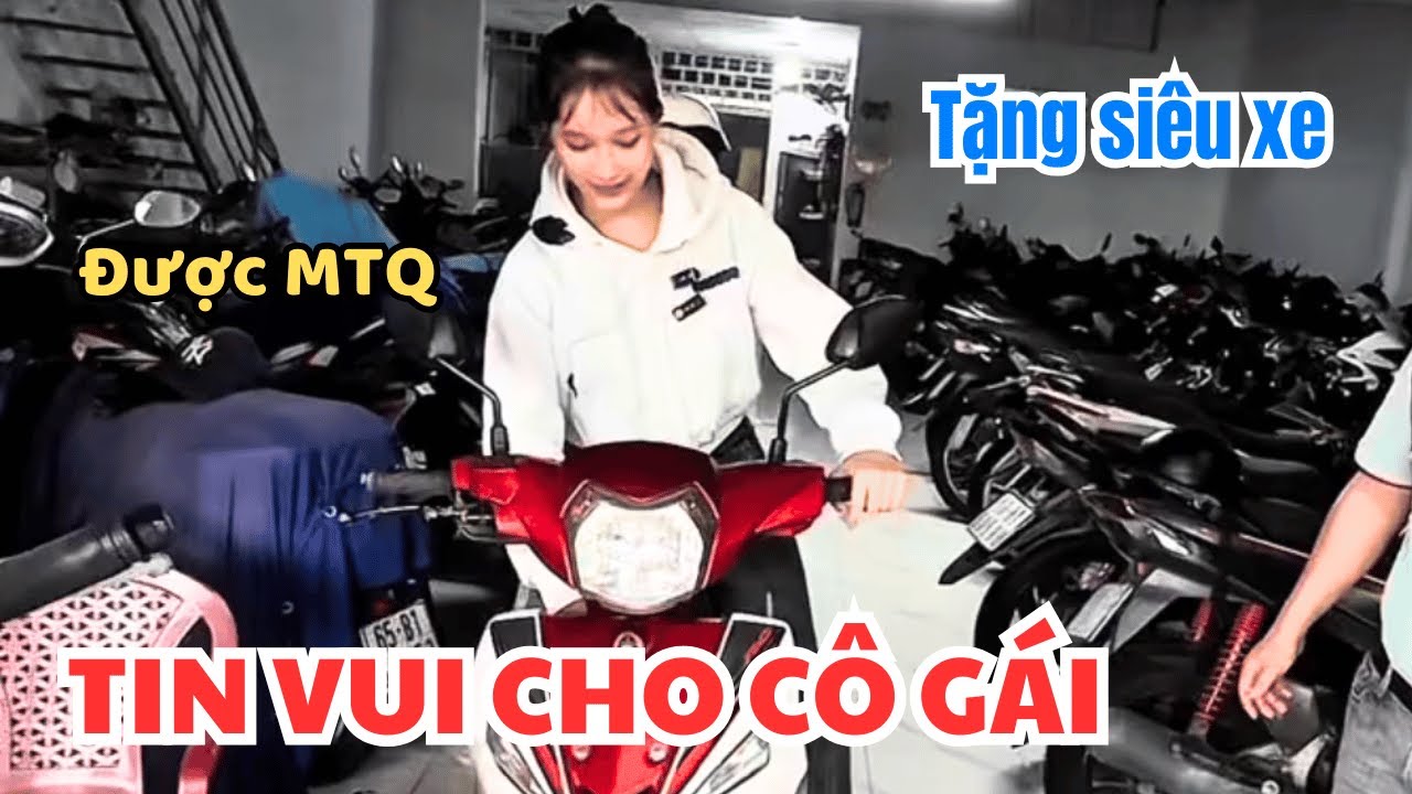 Tin vui cô gái xinh đẹp nuôi năm đứa em nhận được chiếc xe | Thanh Trúc Miền Tây