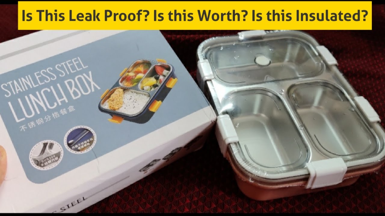 Avoid this Mistake while buying 3 Compartment Lunch Box I Is this really Worthy ? Detailed Review