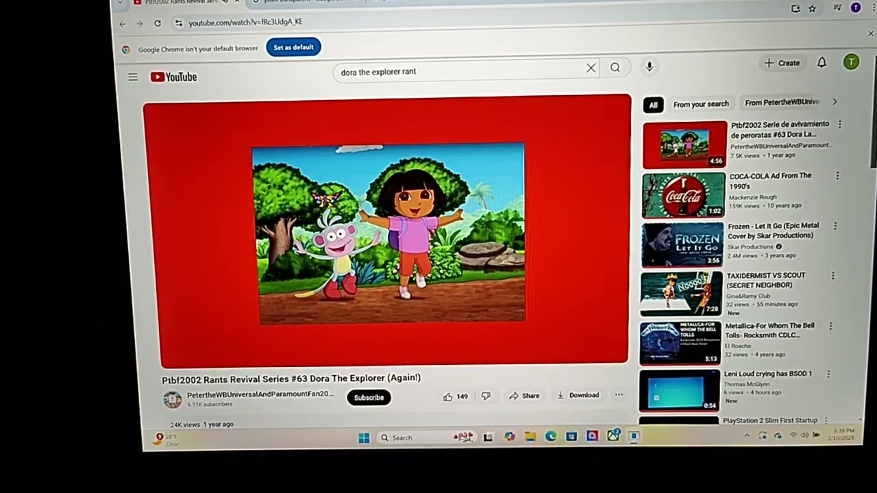 My commentary on @Ptbf2002's rant on Dora The Explorer