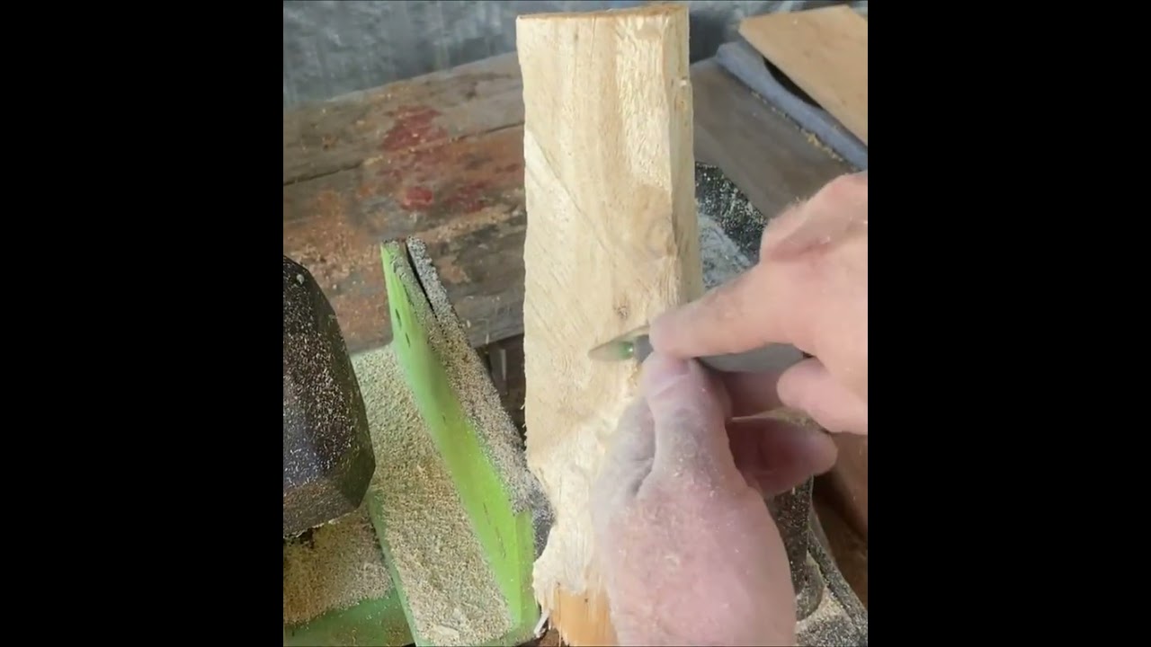 Woodcarve A Wood Spirit Out of Any Log