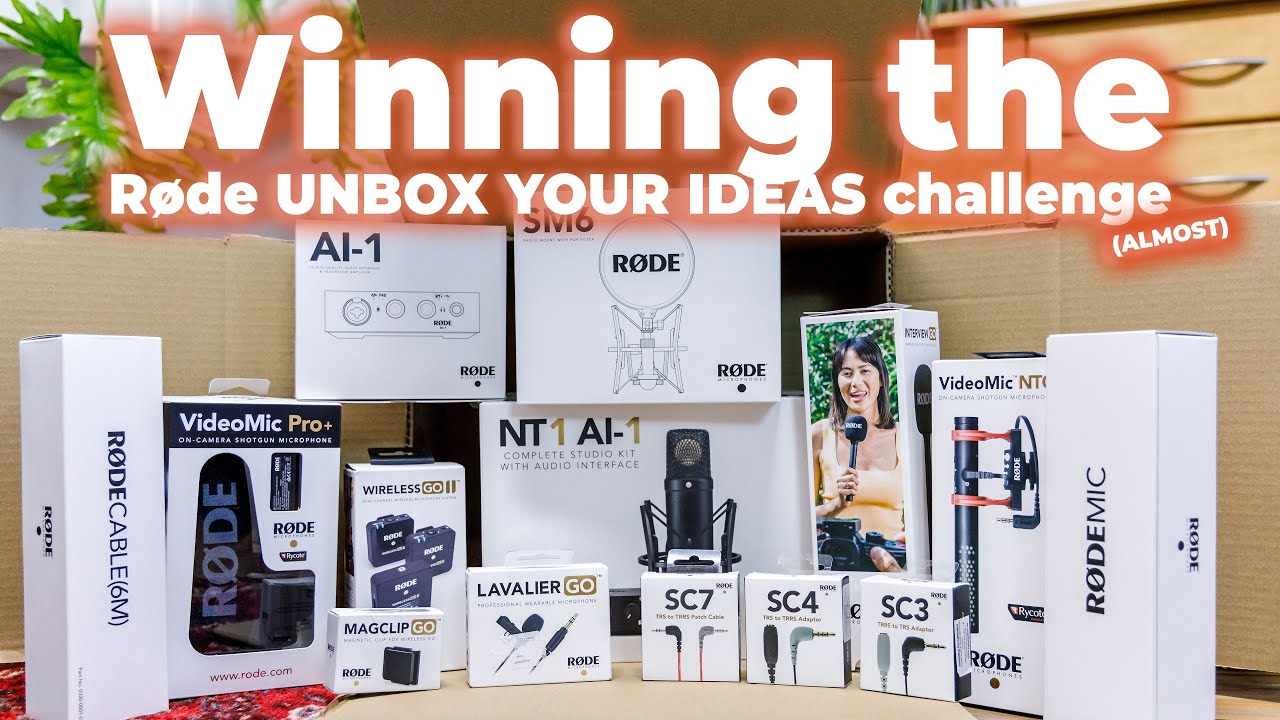 Unboxing a Big Package from Røde | Unbox Your Ideas Runnerup Winnings