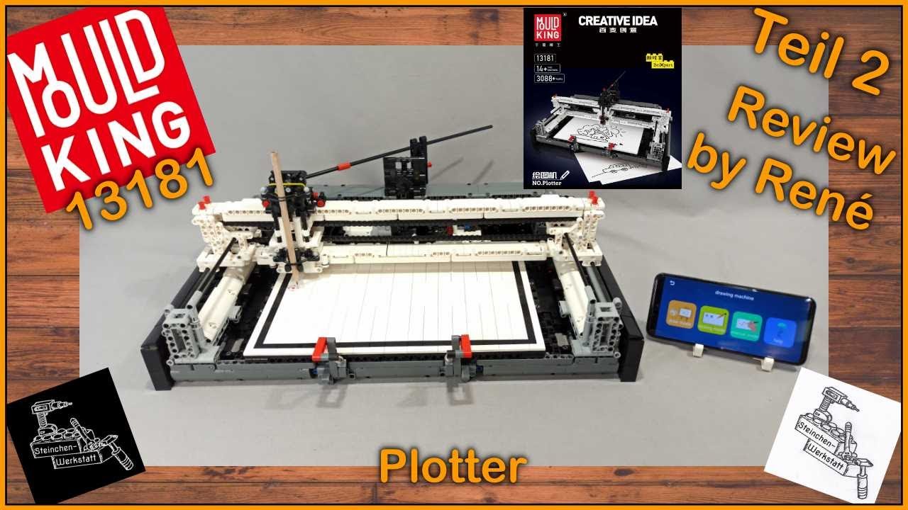 mal was ganz anders, ein Plotter von Mould King | Teil 2 des 13181