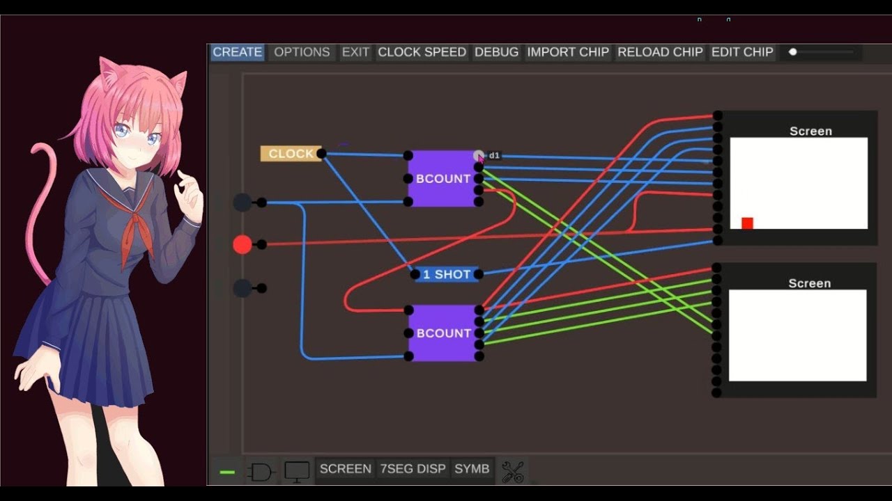 Digital Sim2 Split screen mapping