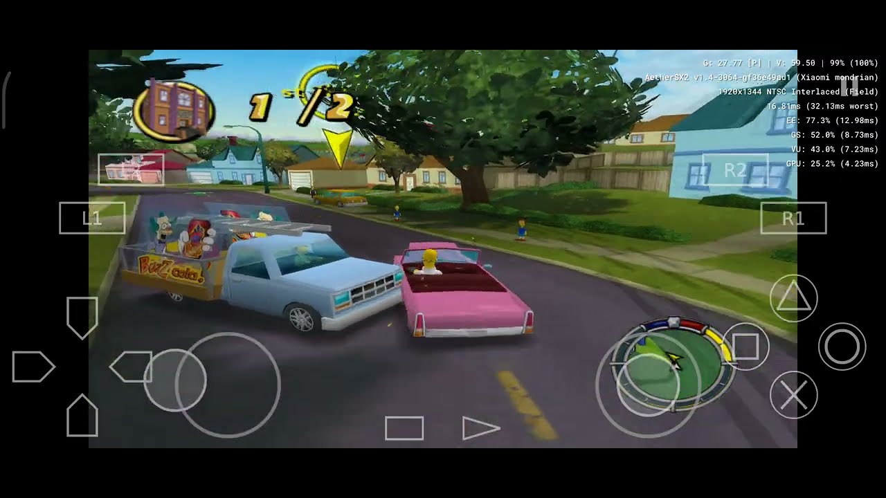 Poco F5 Pro – The Simpsons: Hit & Run / PS2 Games / AetherSX2 / Snapdragon 8 Plus Gen 1