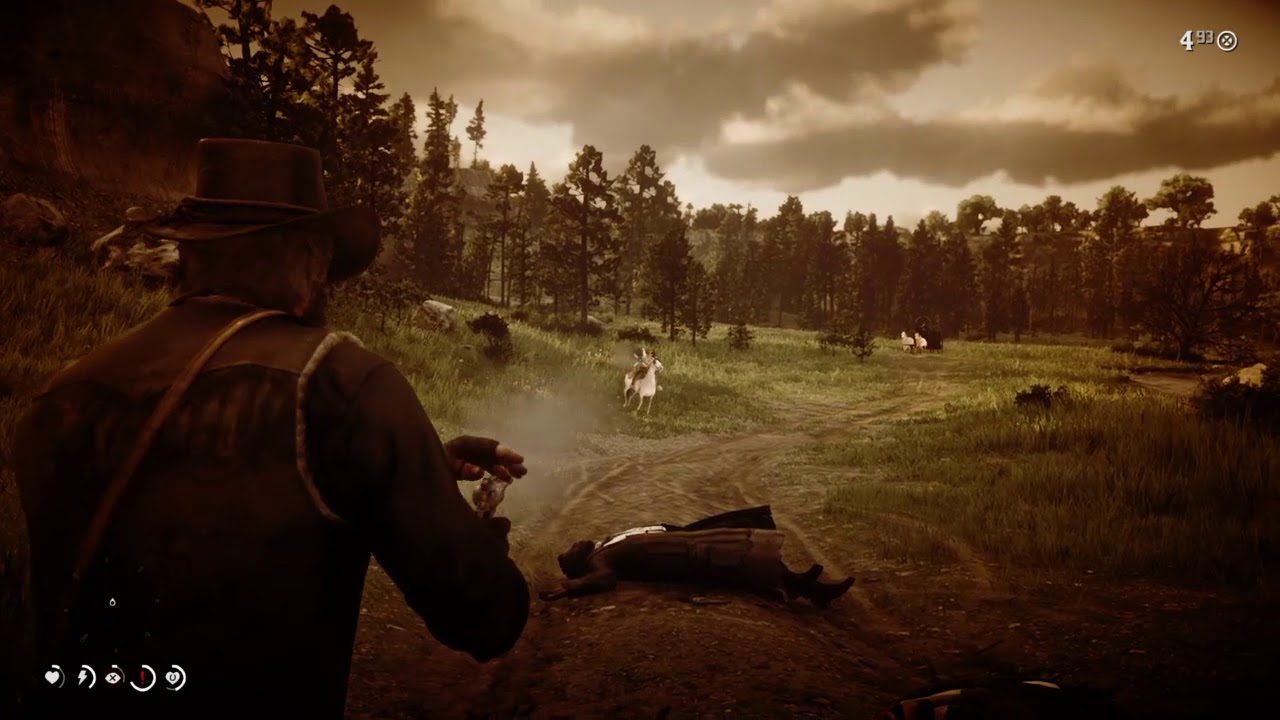 [Red Dead Redemption 2] surviving second gang ambush in style
