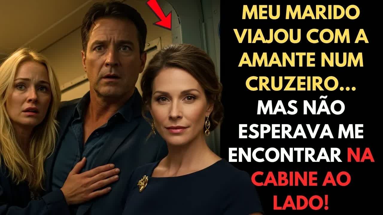 🔴MEU MARIDO VIAJOU COM A AMANTE NUM CRUZEIRO… MAS NÃO ESPERAVA ME ENCONTRAR NA CABINE AO LADO!