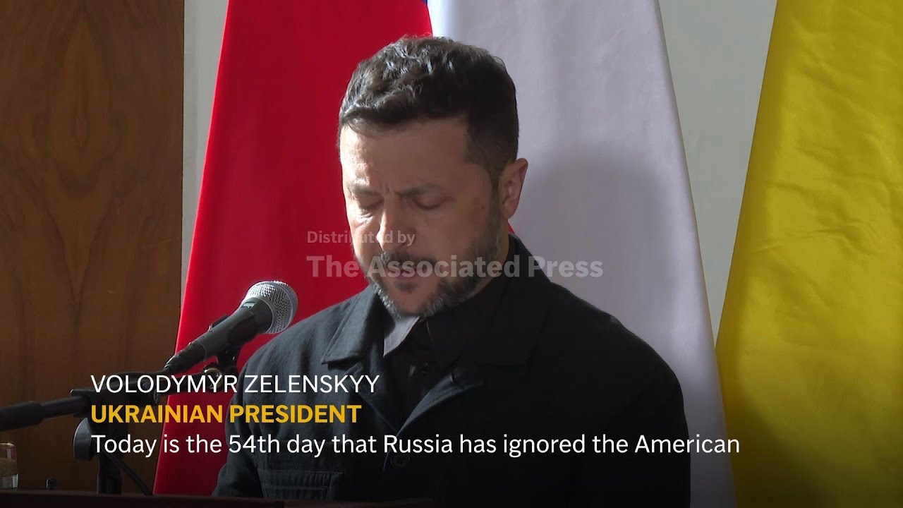 Zelenskyy says 'ceasefire is possible at any time' as he meets Czech president in Prague