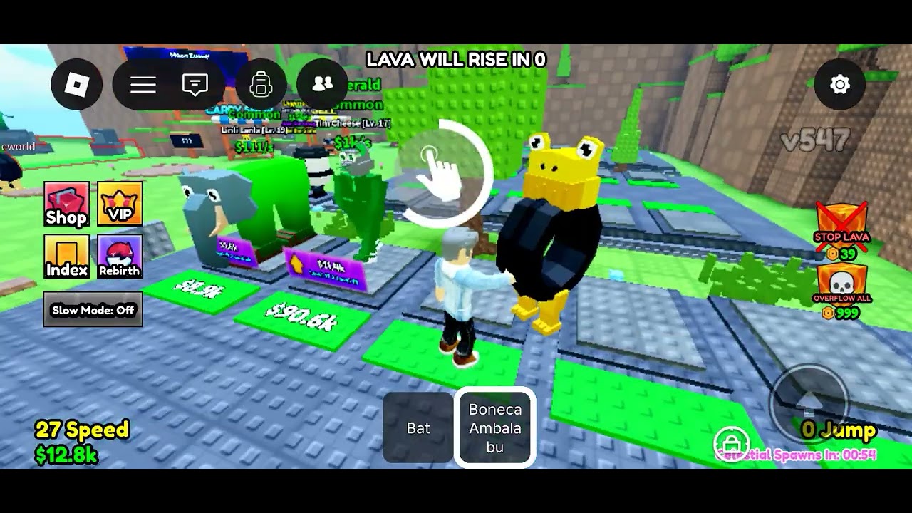 Survive Lava for brainrot in Roblox | #roblox#gaming#brainrot