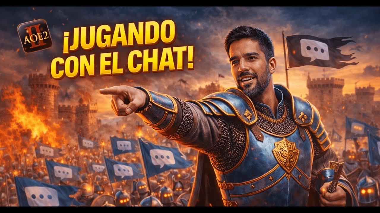 HOY FULL CHAT - ELIGEN CIV - ESTRATEGIAS - RETOS - DESAFIOS - SLINGUERS - AOE2