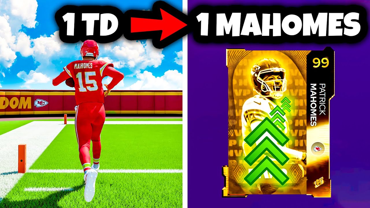 I Upgraded Patrick Mahomes EVERY TD I Scored!