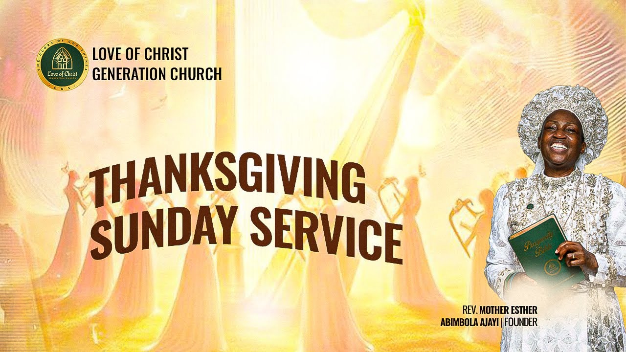 Sunday ThanksGiving Service January 18th, 2026